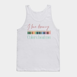 Colors heal me Tank Top